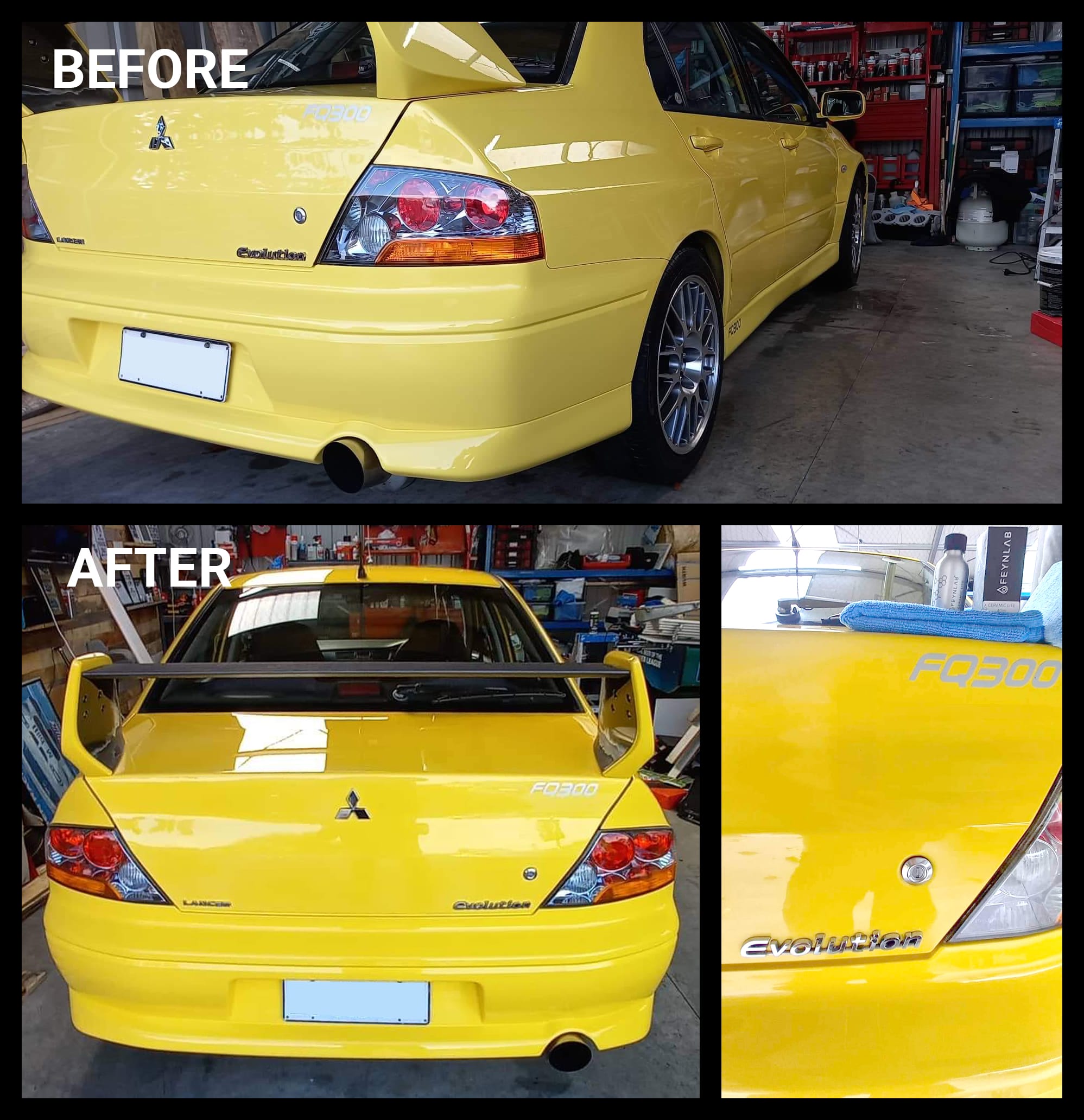 Feynlab FEYNLAB ceramic coating being applied to a vehicle