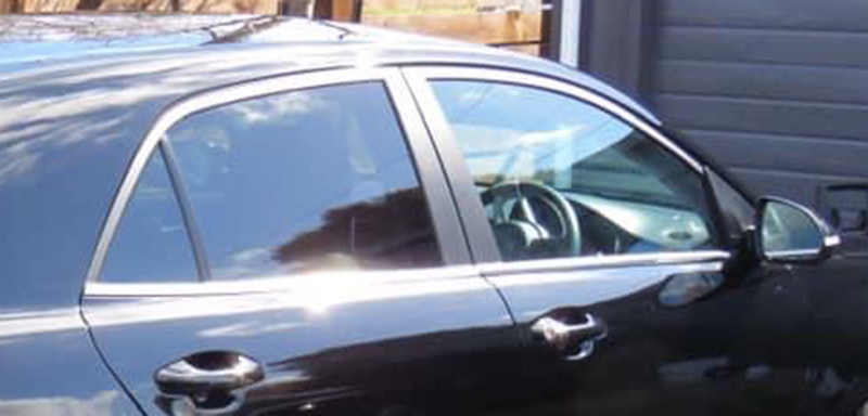 Water spots being removed from vehicle paintwork